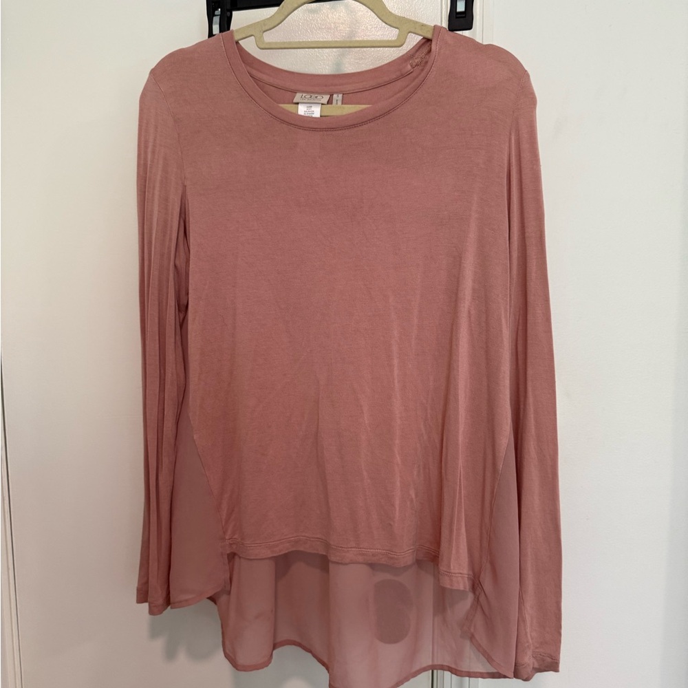 Gibson Mauve Long Sleeve Top